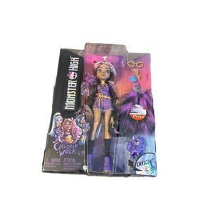 Brand New 2022 MONSTER HIGH Crescent‎  Clawdeen Wolf Doll NIB Ready To Ship